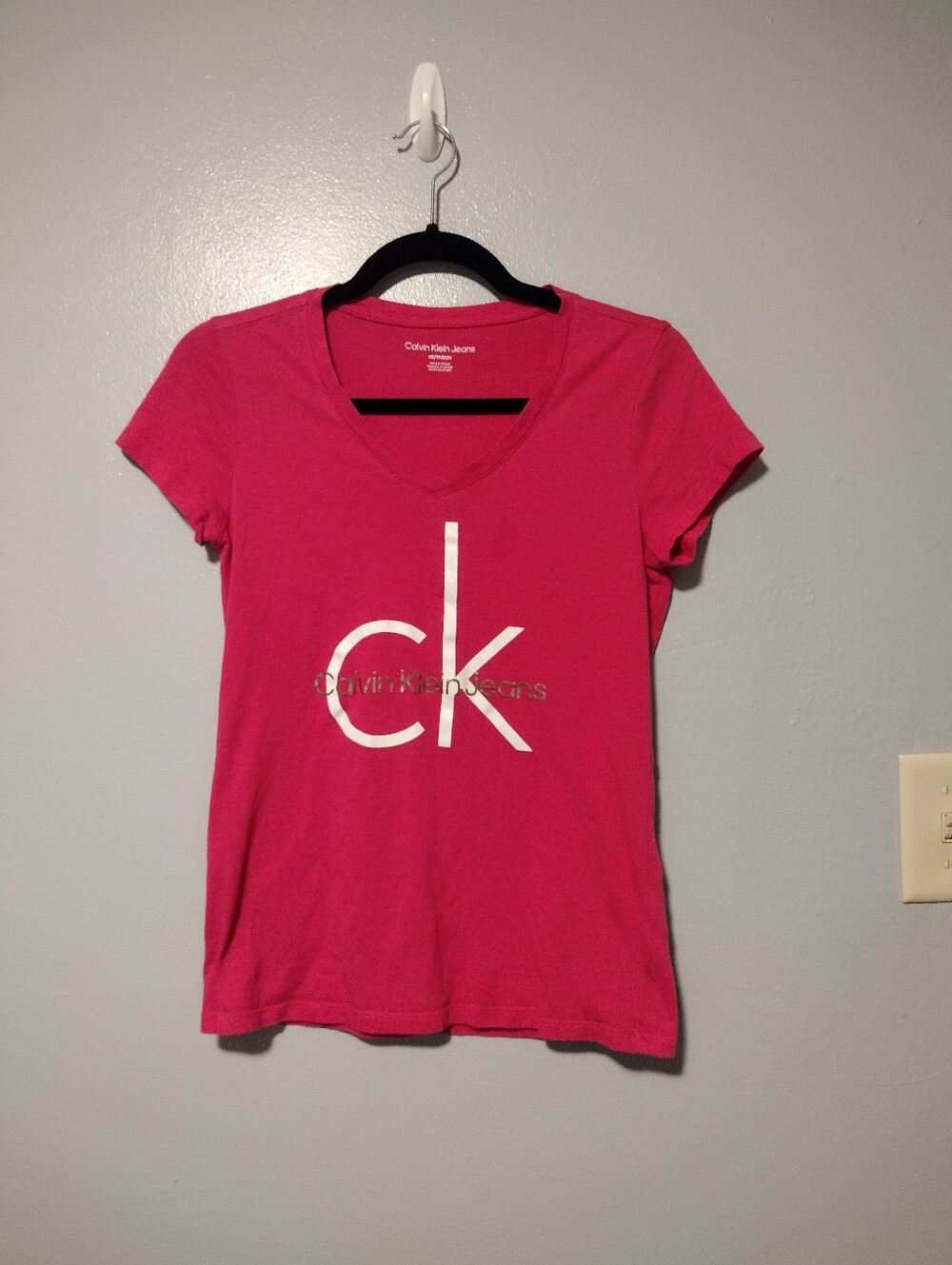 Calvin Klein Jeans V-Neck Tee T-shirt Top